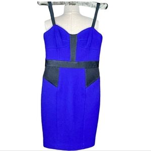 Electric Blue Milly Wool Sheath Dress Size 4 NWOT